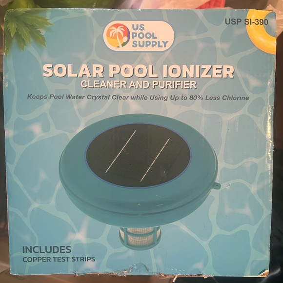 U.S. Pool Supply Solar Pool Ionizer Cleaner & Purifier Chlorine-Free Sun๐Shock - Picture 2 of 8
